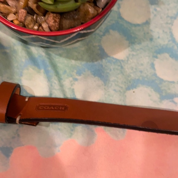 *Read Description “ Coach Skinny Leather Belt ~ Large main image 5